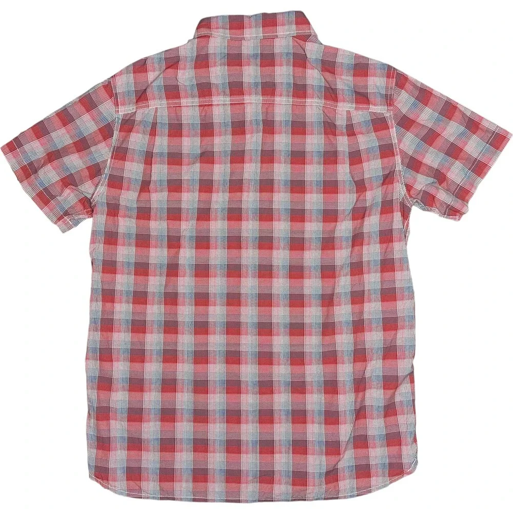 The North Face Men's XL Monanock Casual Button Up‎ Shirt Mens Red Plaid Gorpcore